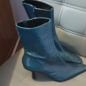 ANTONIO MELANI Blue Heeled Boots
